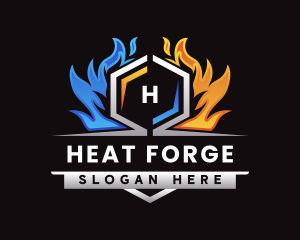 HVAC Heat Cold logo