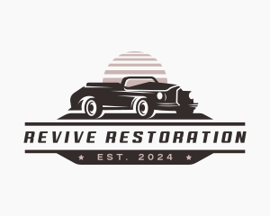 Retro Car Restoration logo