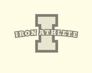 Varsity Athlete Lettermark logo design