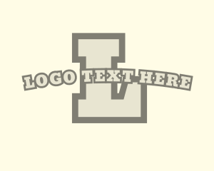 Lettermark - Varsity Athlete Lettermark logo design