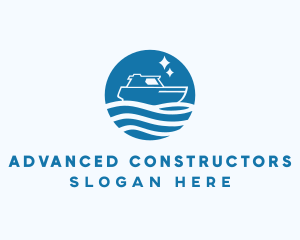 Ocean Sailboat Travel logo design