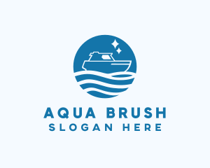 Ocean Sailboat Travel logo design