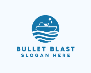 Ocean Sailboat Travel logo design