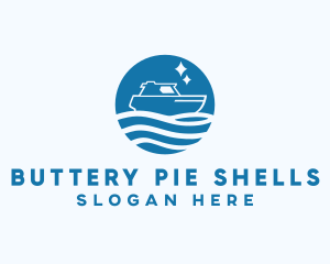 Ocean Sailboat Travel logo design