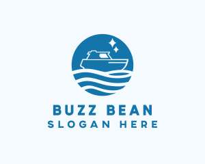 Ocean Sailboat Travel logo design