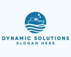 Ocean Sailboat Travel logo design