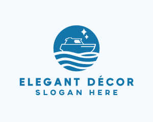 Ocean Sailboat Travel logo design