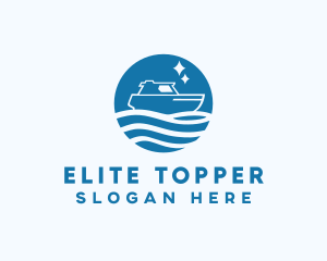 Ocean Sailboat Travel logo design