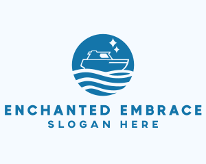 Ocean Sailboat Travel logo design