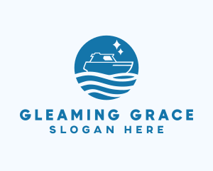 Ocean Sailboat Travel logo design