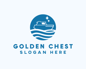 Ocean Sailboat Travel logo design