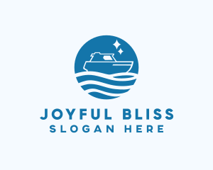 Ocean Sailboat Travel logo design