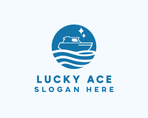 Ocean Sailboat Travel logo design