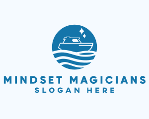 Ocean Sailboat Travel logo design