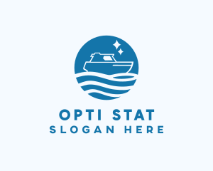 Ocean Sailboat Travel logo design