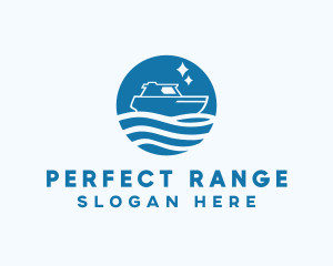 Ocean Sailboat Travel logo design