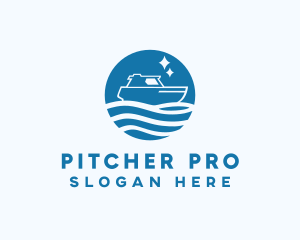 Ocean Sailboat Travel logo design