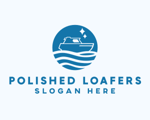 Ocean Sailboat Travel logo design