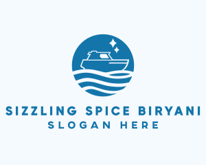 Ocean Sailboat Travel logo design