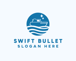 Ocean Sailboat Travel logo design