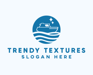 Ocean Sailboat Travel logo design