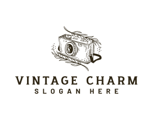 Vintage Camera Photography logo design