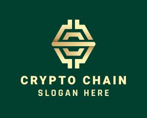 Crypto Coin Hexagon logo