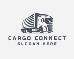 Cargo Transport Truck  logo design