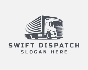 Cargo Transport Truck  logo design