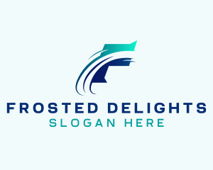 Freight Logistics Swoosh logo design