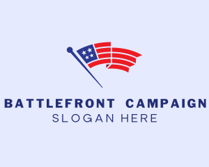 Patriot USA Flag logo design