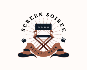 Movie Director Chair logo design