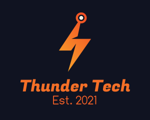 Circuit Thunder Camera logo design