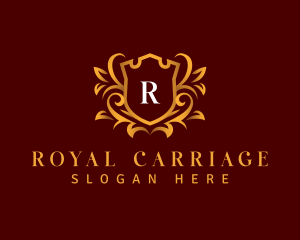 Royal Shield Ornament logo design