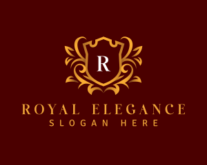 Royal Shield Ornament logo design