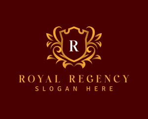 Royal Shield Ornament logo design