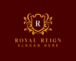 Royal Shield Ornament logo design