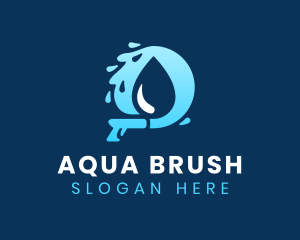 Pressure Water Droplet logo design