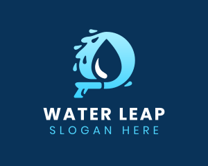 Pressure Water Droplet logo design