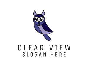 Modern Owl Wildlife logo design