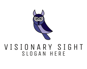 Modern Owl Wildlife logo design