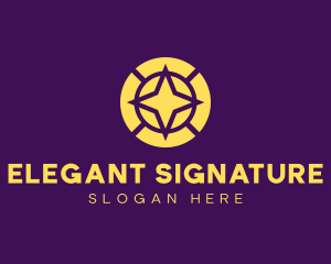 Elegant North Star logo design