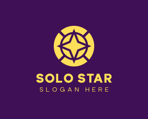 Elegant North Star logo design