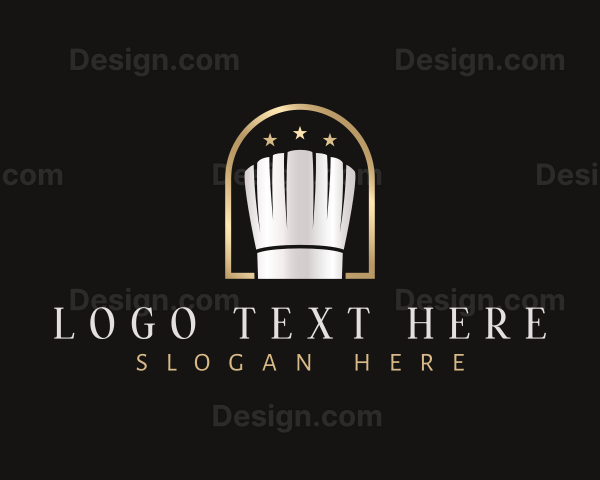 Toque Chef Hat Restaurant Logo