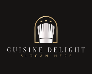 Toque Chef Hat Restaurant logo design