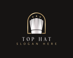 Toque Chef Hat Restaurant logo design