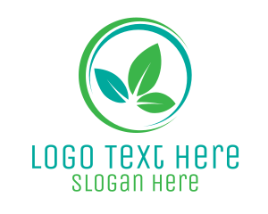 Spa Leaf Ring Logo