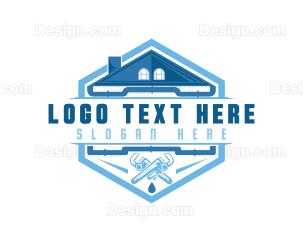 House Plumbing Repair Logo