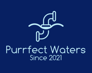 Water Pipe Repair  logo design