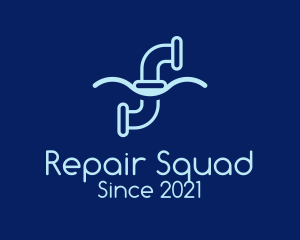 Water Pipe Repair  logo design